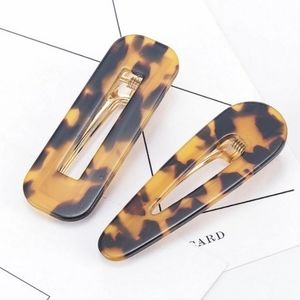 Resin 2 Large Hair Clip Set